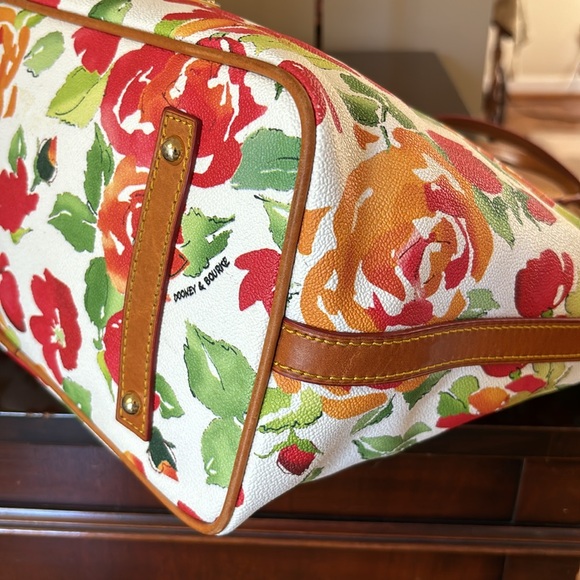 Dooney & Bourke Floral Tote Bag Excellent Condition - Picture 7 of 15